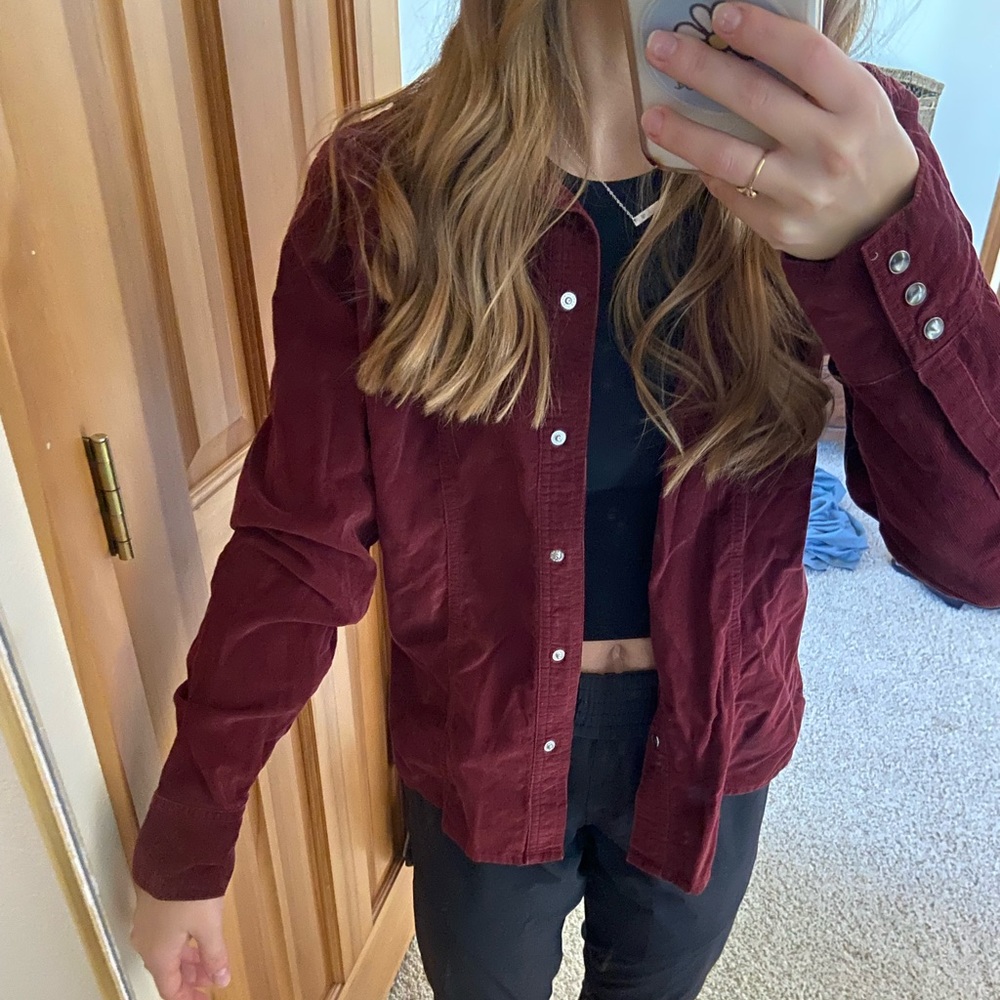 SOLD - Gap Corduroy button up